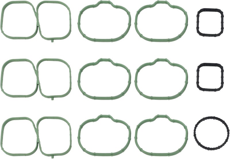 ZONFANT Intake Manifold Gasket Set Compatible with 2007-2012 Ford Edge Flex Fusion Taurus Taurus X, 2007-2015 Mazda 6 CX-9, 2007-2012 Lincoln MKS MKT MKX MKZ, 2008-2009 Mercury Sable, Replace#MS97118 - Image 1